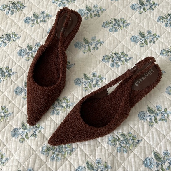 Jeffrey Campbell Persona T Teddy Brown Kitten Heels Sz 8 - Picture 2 of 11